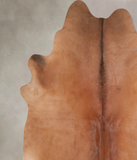 Solid Brown Cowhide Rug #A29561