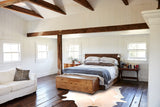 Beige and White Cowhide Rug #A29563