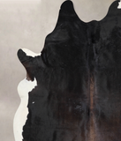 Black and White Cowhide Rug #A29565