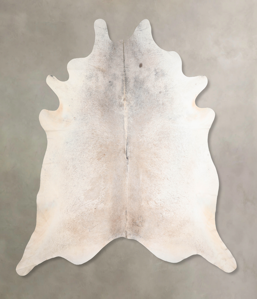 Grey with Beige Cowhide Rug #A29578