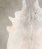 Grey with Beige Cowhide Rug #A29578