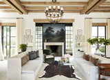 Chocolate and White Cowhide Rug #A29582