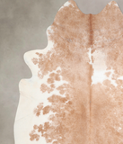 Beige and White Cowhide Rug #A29600