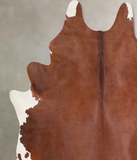 Solid Brown Cowhide Rug #A29608