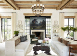 Chocolate and White Cowhide Rug #A29618