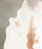 Beige and White Cowhide Rug #A29637