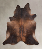 Dark Brindle Cowhide Rug #A29642
