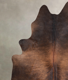 Dark Brindle Cowhide Rug #A29642