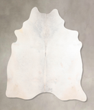Grey with Beige Cowhide Rug #A29647