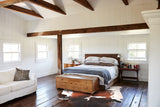 Chocolate and White Cowhide Rug #A29667