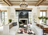 Chocolate and White Cowhide Rug #A29676