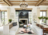 Grey with White Cowhide Rug #A29681