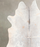 Grey with Beige Cowhide Rug #A29687
