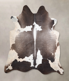 Grey With White Cowhide Rug #A29688