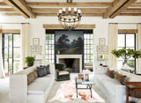 Beige and White Cowhide Rug #A29689