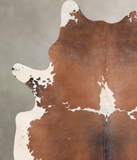Chocolate and White Cowhide Rug #A29715