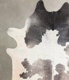 Grey With White Cowhide Rug #A29743