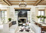 Grey With White Cowhide Rug #A29743