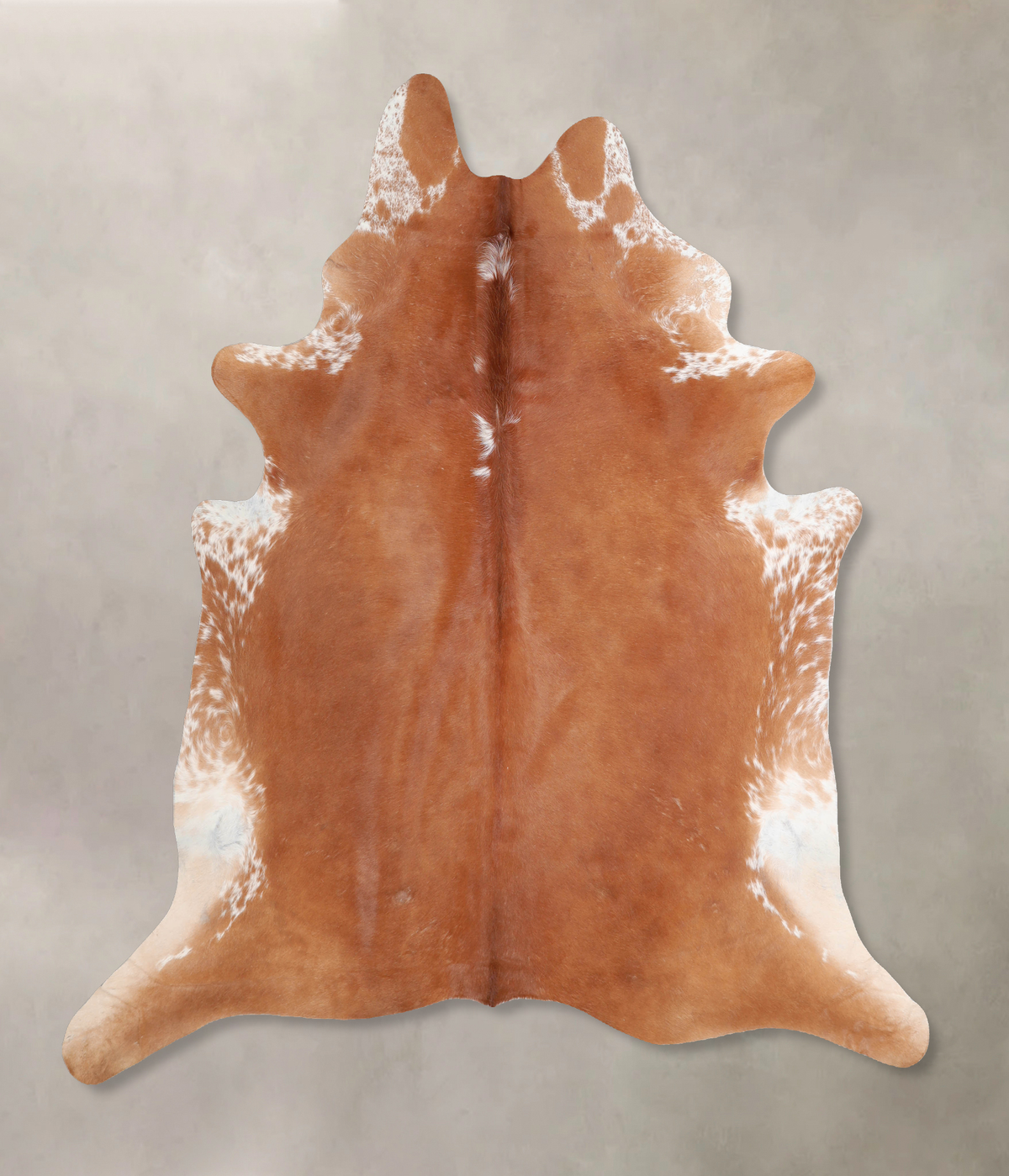 Solid Brown Cowhide Rug #A29794