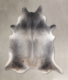 Grey with Beige Cowhide Rug #A29816