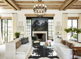 Salt and Pepper Black Cowhide Rug #A29833