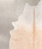 Beige Cowhide Rug #A29896