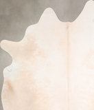 Beige and White Cowhide Rug #A29968