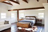 Brown and White Cowhide Rug #A29988