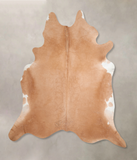 Solid Brown Cowhide Rug #A30028