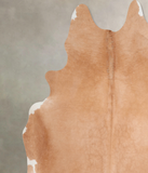 Solid Brown Cowhide Rug #A30028