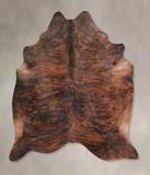 Dark Brindle Cowhide Rug #A30041