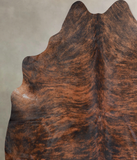 Dark Brindle Cowhide Rug #A30041