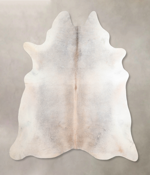Grey with Beige Cowhide Rug #A30043