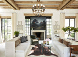 Chocolate and White Cowhide Rug #A30066