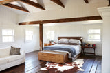 Brown and White Cowhide Rug #A30103