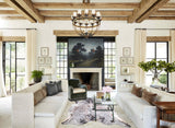 Salt and Pepper Brown Cowhide Rug #A30131