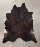 Dark Brindle Cowhide Rug #A30175