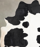 Black and White Cowhide Rug #A30202