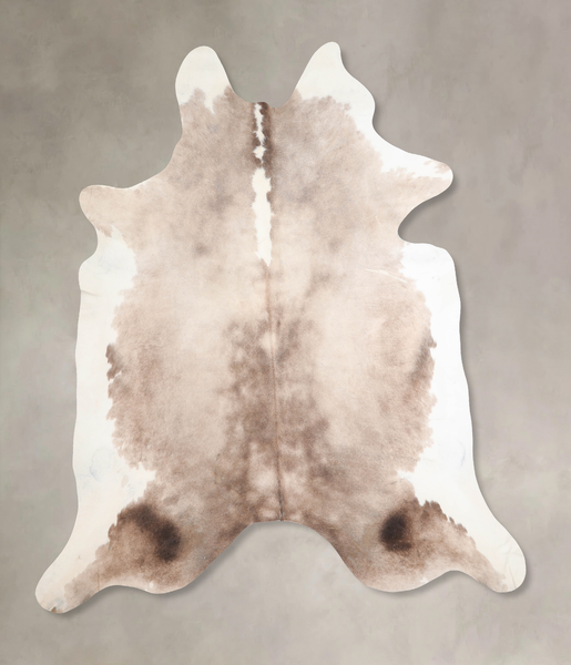 Grey With White Cowhide Rug #A30217