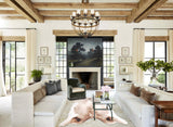 Grey With White Cowhide Rug #A30217