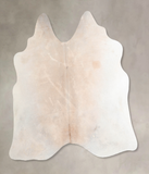 Grey with Beige Cowhide Rug #A30308