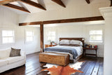 Brown and White Cowhide Rug #A30310