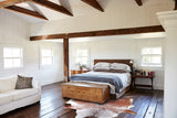 Salt and Pepper Brown Cowhide Rug #A30360