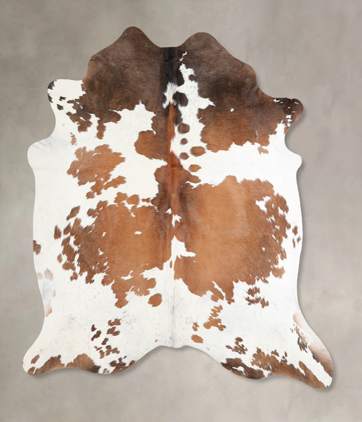 Chocolate and White Cowhide Rug #A30368
