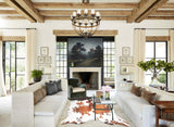Chocolate and White Cowhide Rug #A30368
