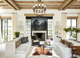 Chocolate and White Cowhide Rug #A30377