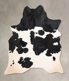 Black and White Cowhide Rug #A30402