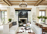 Chocolate and White Cowhide Rug #A30416