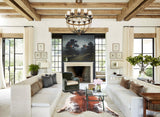 Salt and Pepper Brown Cowhide Rug #A30428