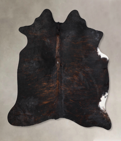 Dark Brindle Cowhide Rug #A30455